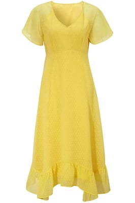 Dobby Floaty Summer Dress