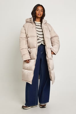 Petite Longline Puffer Jacket