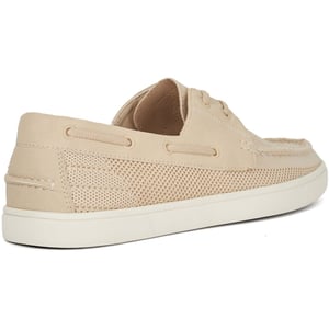 Dune Blaizerss Heren Bootschoenen Van Stof In Crèmekleur