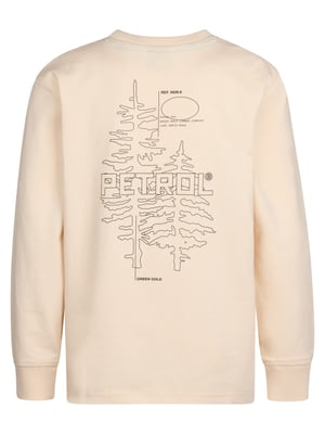Petrol Industries - Jongens Backprint T-shirt Shenandoah - Geel