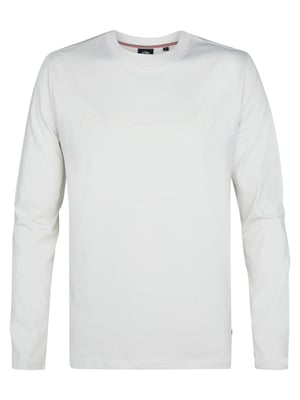 Petrol Industries - Heren Ronde Hals Sweater Pierre - Wit