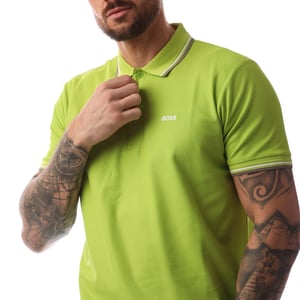 Men's Boss Paddy Pro Polo Shirt in Green