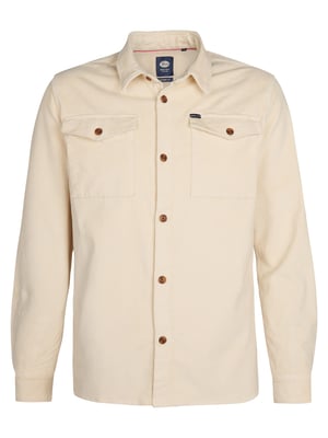 Petrol Industries - Heren Corduroy Overhemd Menomonie - Geel