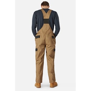 Dickies Everyday Bib and Brace Polyester Men's Brown Work Overall