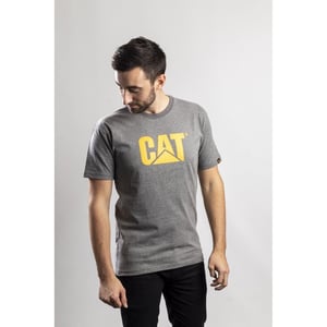 Caterpillar Merkteken Logo Katoenen Mannen Grijs