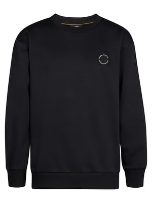 Petrol Industries - Jongens Logo Sweater Adirondack - Zwart