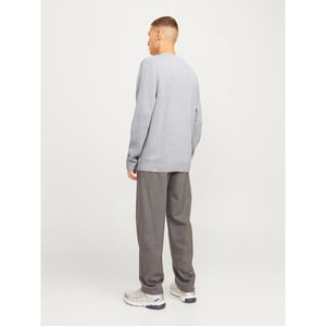 Jack & Jones Milano Stitch Bomull Herr Grå Sweatshirt