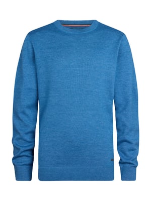 Petrol Industries - Jongens Gebreide Basic Trui Absaroka - Blauw