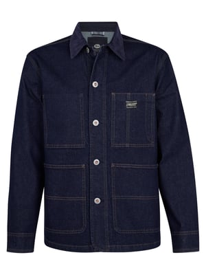 Petrol Industries - Heren Worker Denim Jas Baraboo - Blauw