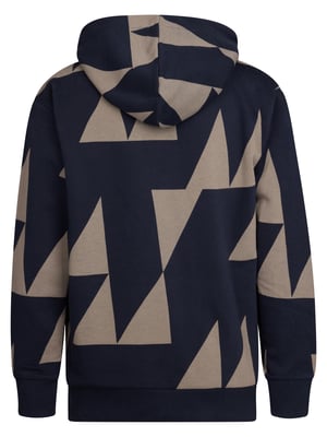 Petrol Industries - Jongens Geometrische Hoodie Lassen - Blauw