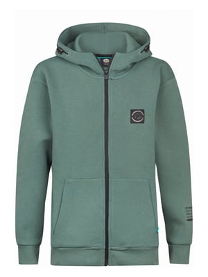 Petrol Industries - Jongens Hooded Zip Sweater Siskiyou - Groen