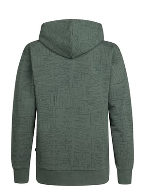 Petrol Industries - Jongens All-over Print Hoodie Blue Ridge - Groen