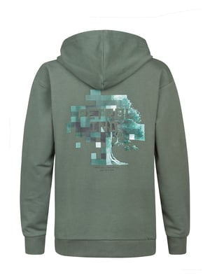 Petrol Industries - Jongens Backprint Hoodie Puget - Groen