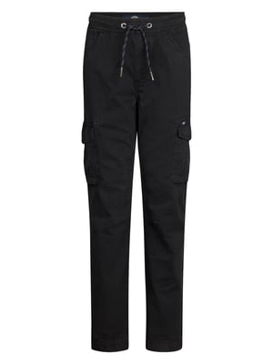 Petrol Industries - Jongens Tapered Cargo Broek Snake - Zwart