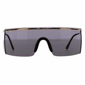 Tom Ford Pavlos Shield Sunglasses in Black Metal