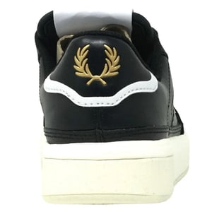 Fred Perry Dames/Dames Leren Trainers (Zwart)