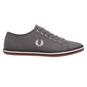 Fred Perry Dames Kingston Twill Sneakers (Grijs)