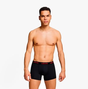 Levi's Repeat Logo Mens 3-pack Trunks Red Combo