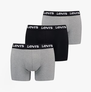 Levi's Herhaal Logo Heren 3-pack Shortjes Grijze Combinatie