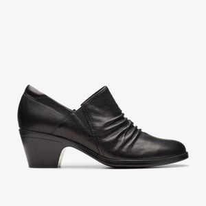 Emily2 Cove Zwarte Leren Schoenen