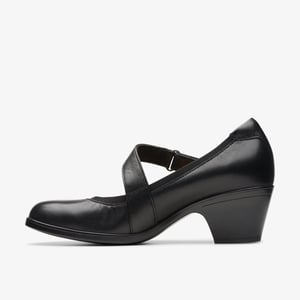 Emily2 Mabel Zwarte Leren Schoenen