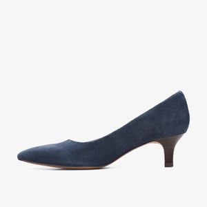 Shondrah Jade Navy Suede Shoes