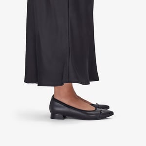 Natalyn Dusk Black Leather Shoes