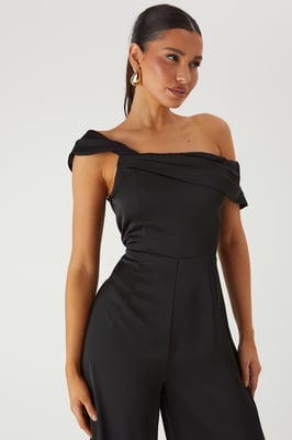 Bardot Twist Straight Leg Jumpsuit