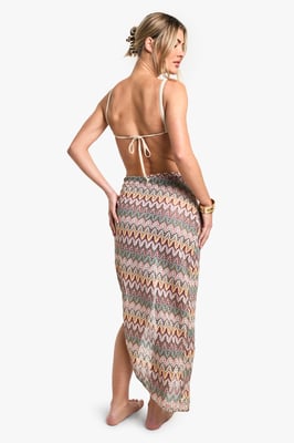 Zig Zag Knitted Sarong