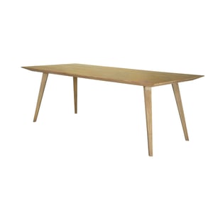Livingfurn eetkamertafel tomar 300cm teakhout