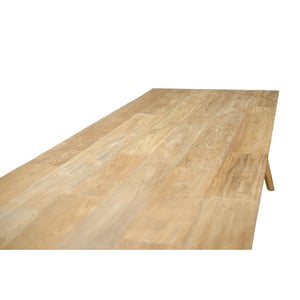Livingfurn eetkamertafel tomar 300cm teakhout
