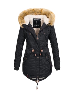 Navahoo Dames Winterjas B399 – Warm, Waterafstotend & Met Afneembare Bontkraag