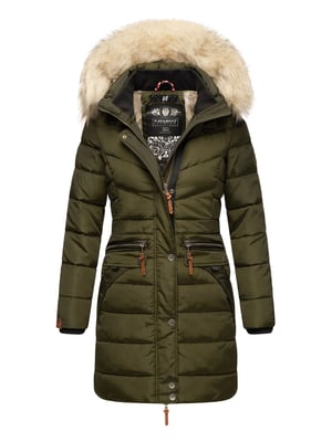 Navahoo Dames Winterjas Paula – Extra Warm, Waterafstotend & Met Afneembare Bontkraag