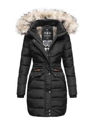 Navahoo Dames Winterjas Paula – Extra Warm, Waterafstotend & Met Afneembare Bontkraag