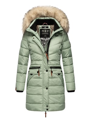 Navahoo Dames Winterjas Paula – Extra Warm, Waterafstotend & Met Afneembare Bontkraag