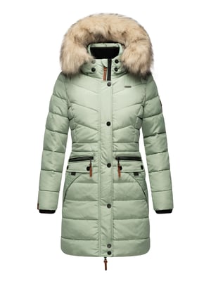 Navahoo Dames Winterjas Paula – Extra Warm, Waterafstotend & Met Afneembare Bontkraag