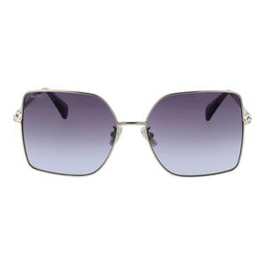 Sunglasses med silverram