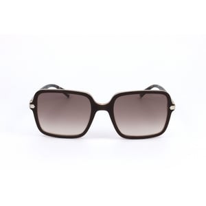 Vierkante Zonnebril met Bruin Gradient Glas