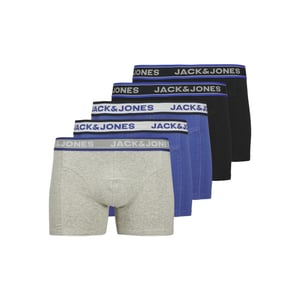 Jack & Jones Heren plus size boxershorts trunks jacchristian effen 5-pack