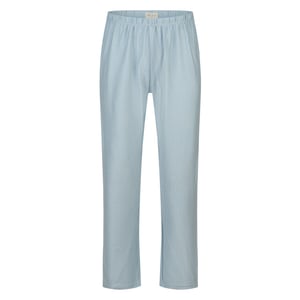 Phil & Co Heren pyjama set interlock donkerblauw/lichtblauw gestreept