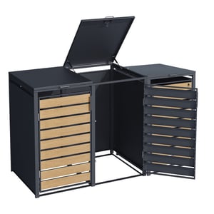 4gardenz ® kliko ombouw 3 kliko's containerombouw /houtlook