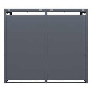 4gardenz ® containerombouw 2 afvalbakken -kliko ombouw /houtlook