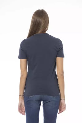 Kortärmad T-shirt med rund hals