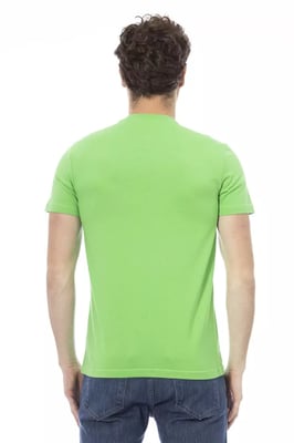 Kort ärmad T-shirt med rundad halslinning
