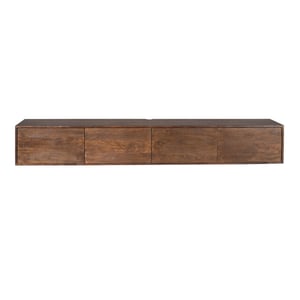 Starfurn zwevend tv meubel vision brown 240 cm