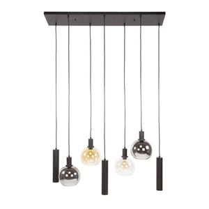 Hoyz hanglamp sfera tricolore 4+3-lichts artic