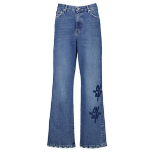 Olaf Hussein Monogram denim pant jeans w220402