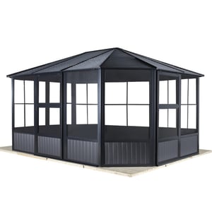 Sojag Aluminium paviljoen charleston met klamboe 384x489x281 cm