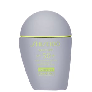 Shiseido Sports BB Cream SPF50+ Quick-Dry WetForce, Zeer Donker, 30ml