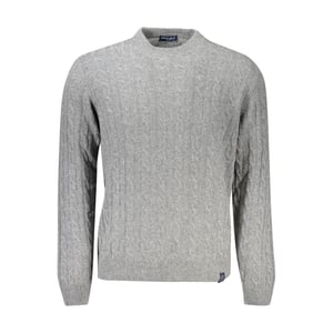Kabelstickad Crewneck Tröja